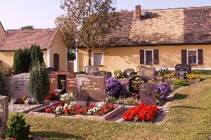 Gräber auf dem Friedhof Althen