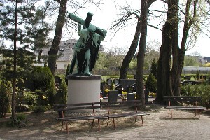 Statue auf dem Friedhof Bad Lausick