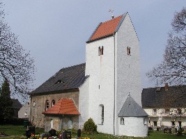 Kirche auf dem Friedhof Bernbruch
