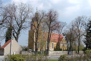 Kirche auf dem Friedhof Böhlitz