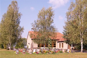Kapelle auf dem Friedhof Brandis