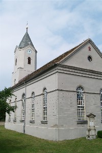 Kirche auf dem Friedhof Dürrweitzschen