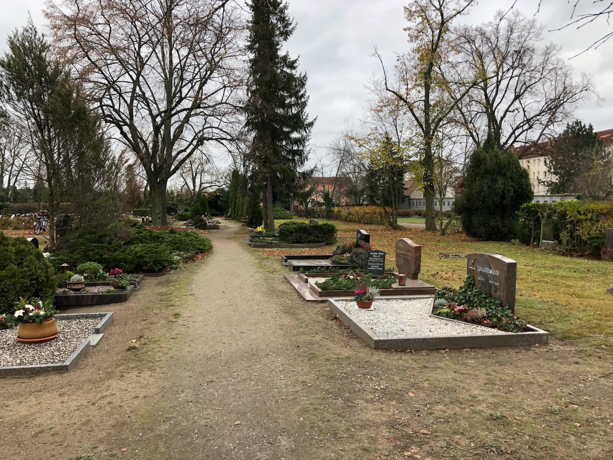 Gräber auf dem Friedhof Eilenburg-Ost