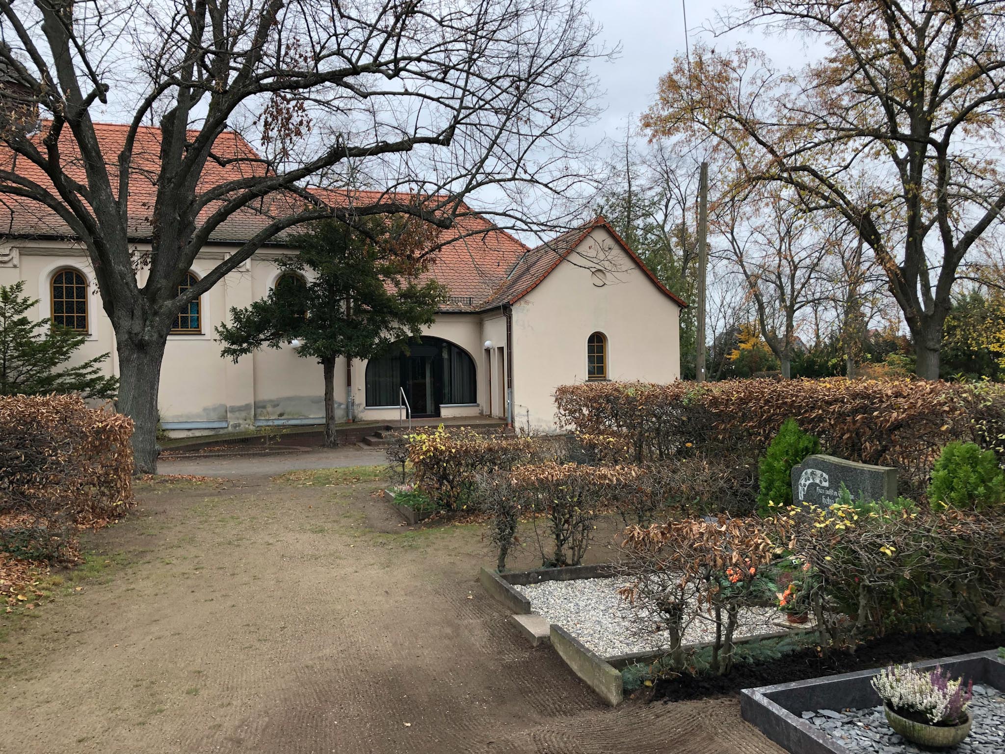 Kirche auf dem Friedhof Eilenburg-Ost