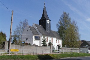 Kirche auf dem Friedhof Etzoldshain
