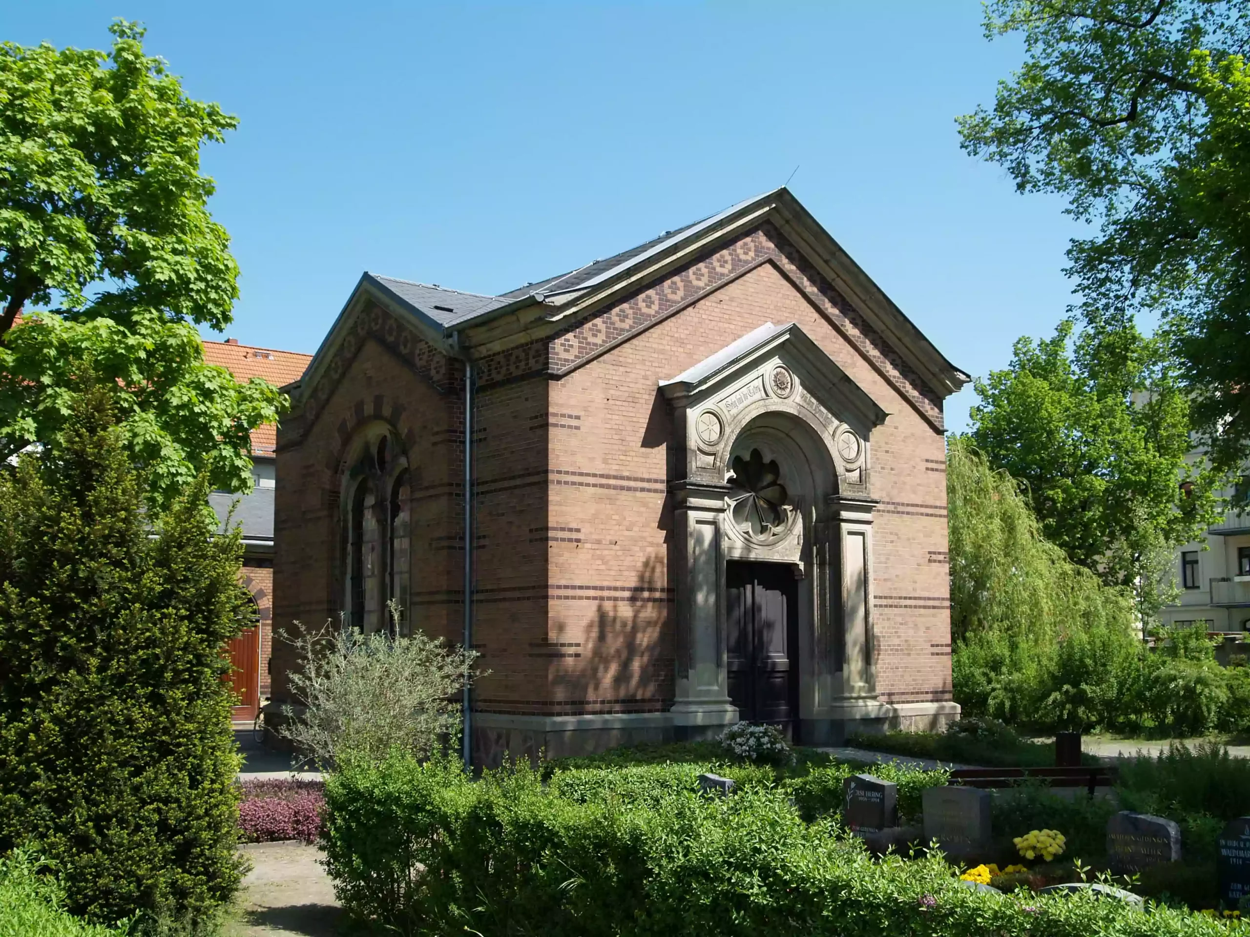 Kapelle auf dem Friedhof Großzschocher