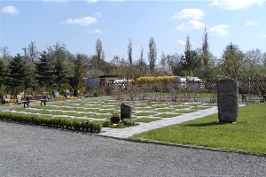Gräber auf dem Friedhof Hohburg
