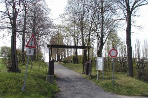 Eingang zum Friedhof Kitzscher
