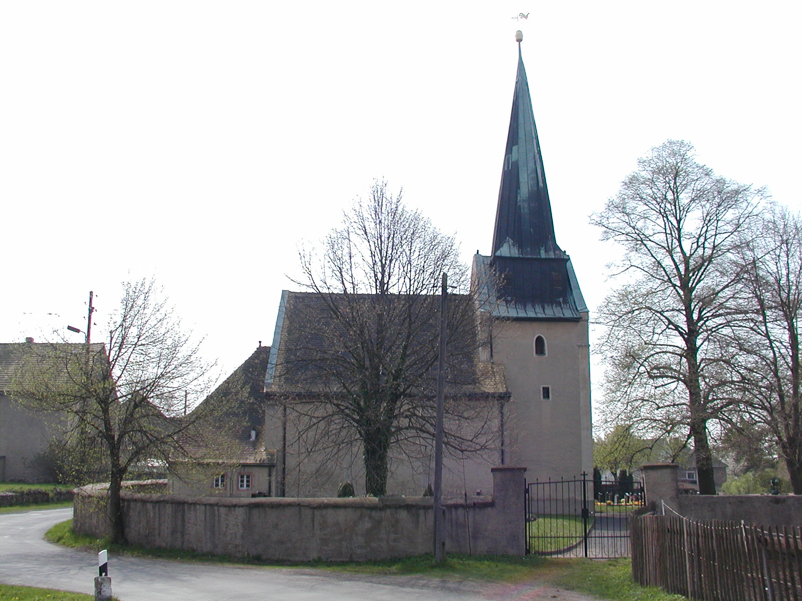 Kirche auf dem Friedhof Kitzscher