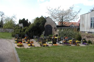 Gräber auf dem Friedhof Kühnitzsch