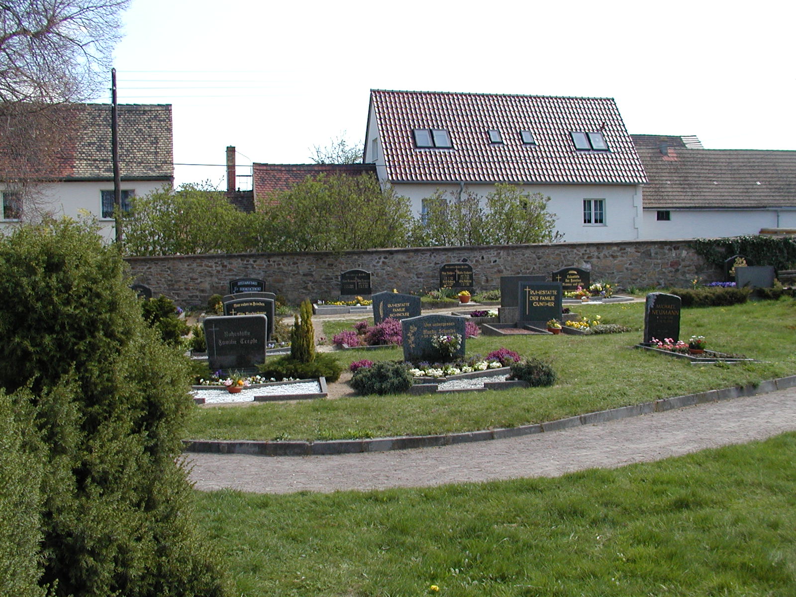 Gräber auf dem Friedhof Kühnitzsch