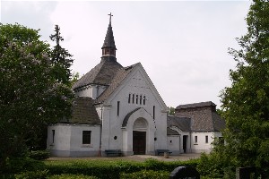 Kirche auf dem Friedhof Leutzsch