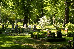 Gräber auf dem Ostfriedhof Leipzig