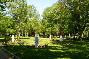 Gräber auf dem Ostfriedhof Leipzig