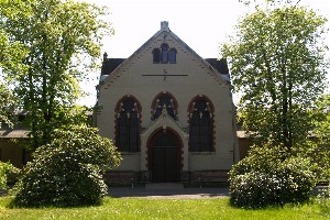 Kapelle auf dem Parkfriedhof Plagwitz