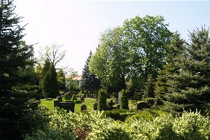 Gräber auf dem Friedhof Stötteritz
