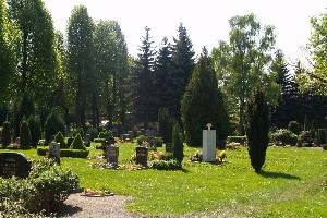 Gräber auf dem Friedhof Stötteritz