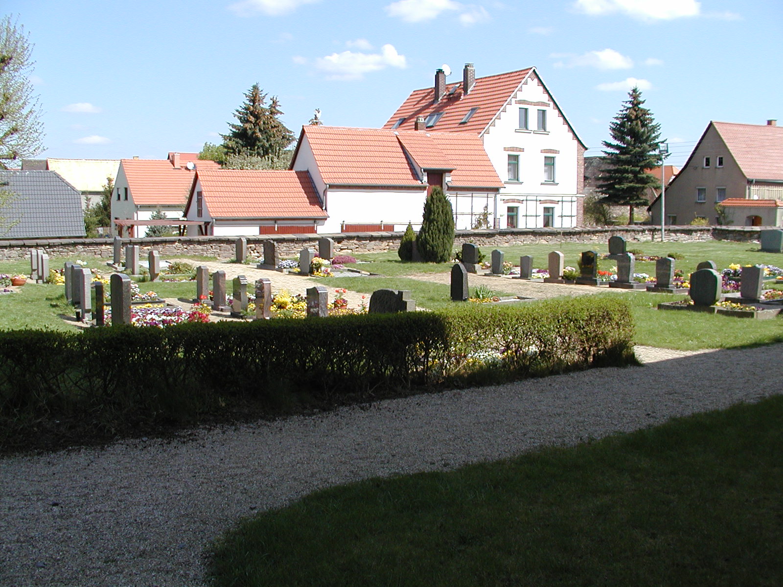 Gräber auf dem Friedhof Meltewitz