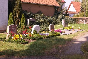 Gräber auf dem Friedhof Nepperwitz