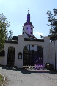 Eingang zum Friedhof Nerchau