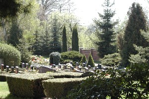 Gräber auf dem Friedhof Nerchau