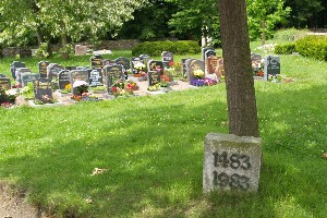 Gräber auf dem Friedhof Nitzschka