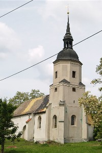 Kirche auf dem Friedhof Nitzschka
