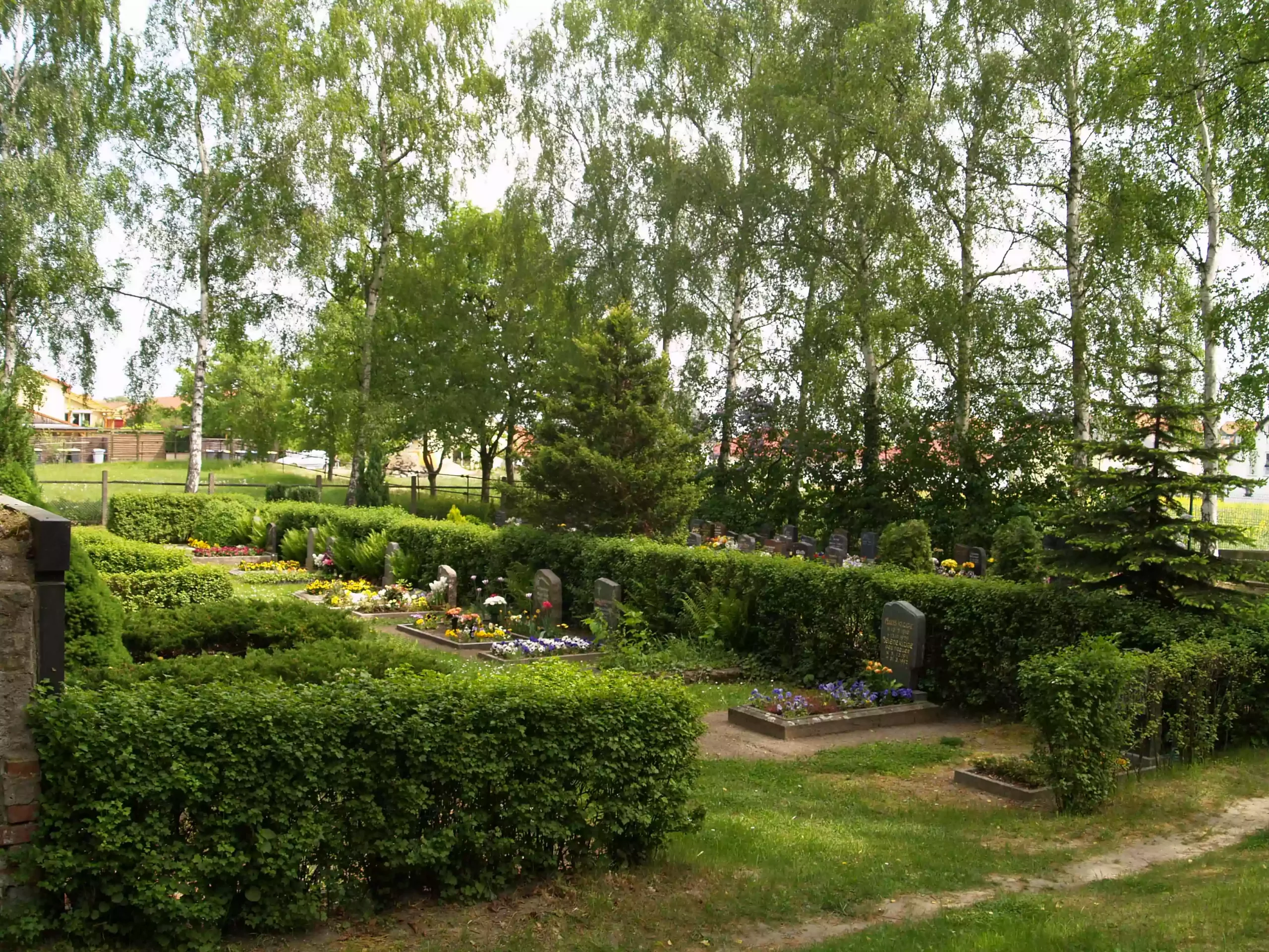 Gräber auf dem Friedhof Rückmarsdorf