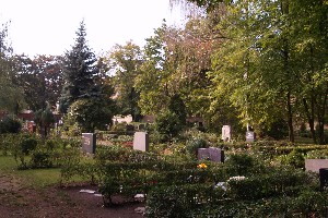 Gräber auf dem Friedhof Schönefeld