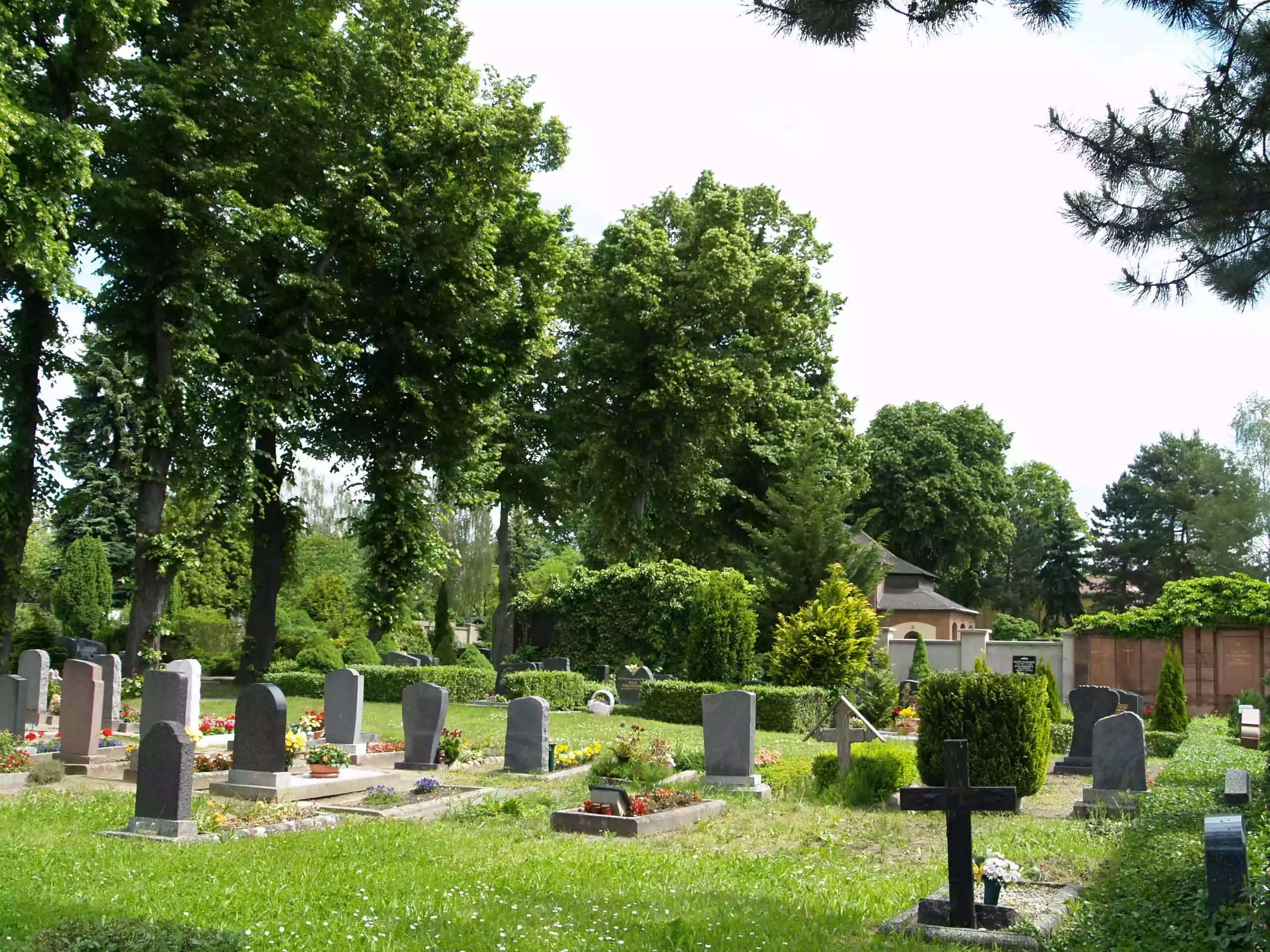 Gräber auf dem Friedhof Sommerfeld
