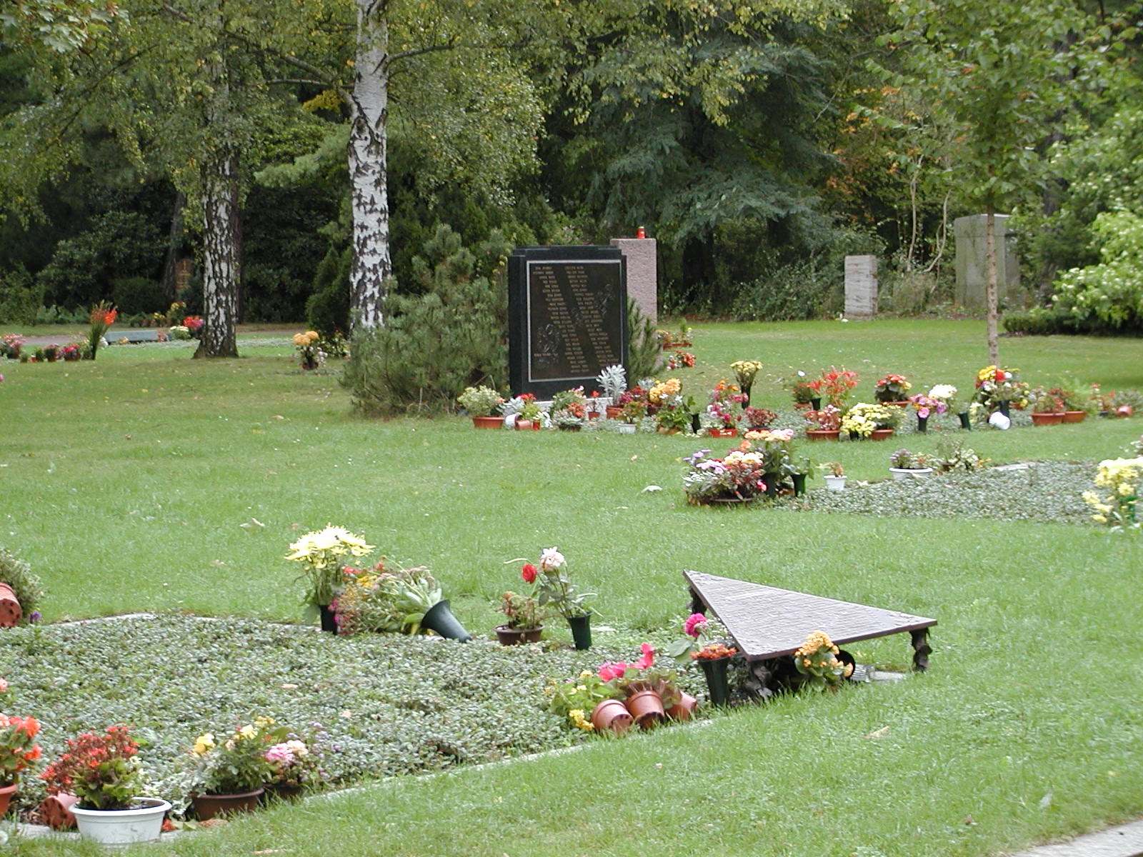 Urnengemeinschaftsanlage auf dem Südfriedhof Leipzig
