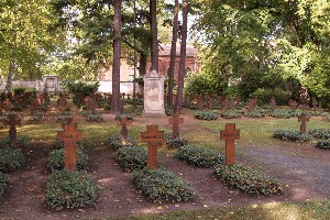 Gräber auf dem Friedhof Wurzen