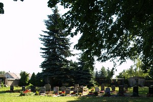 Gräber auf dem Friedhof Zschoppach